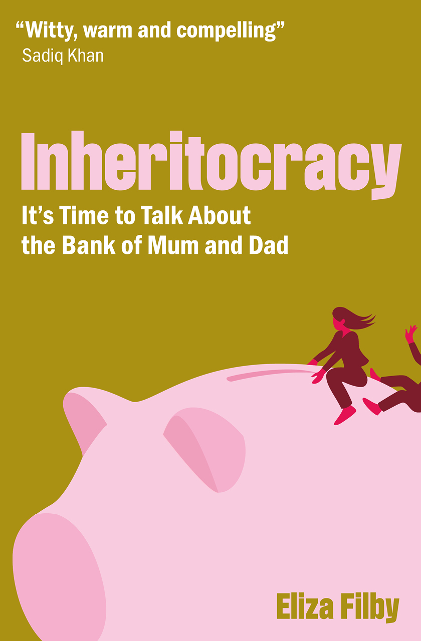 One cover shows a piggy bank with the title 'Inheritocracy: It's Time to Talk About Mum and Dad's Bank'.