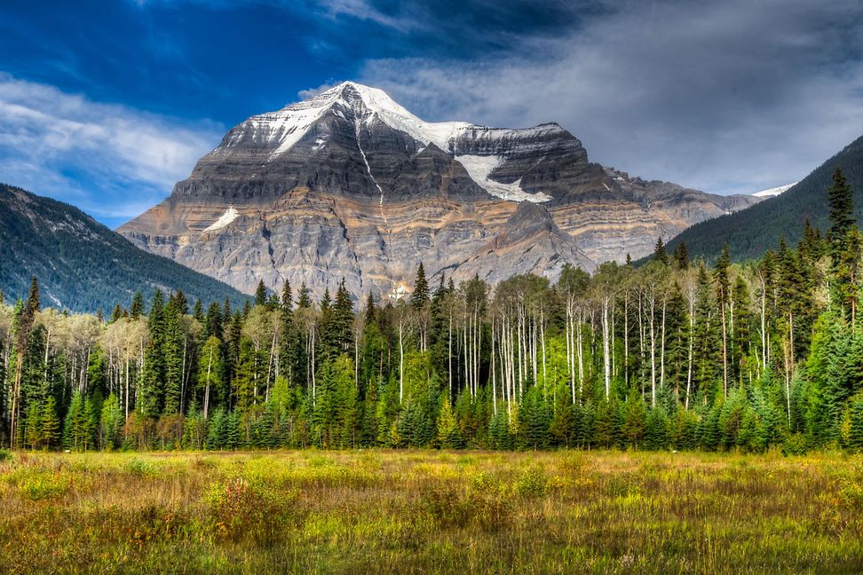 Majestic Mount Robson in British Columbia