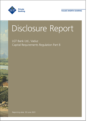 Disclosure Report - LGT Bank Ltd, Vaduz