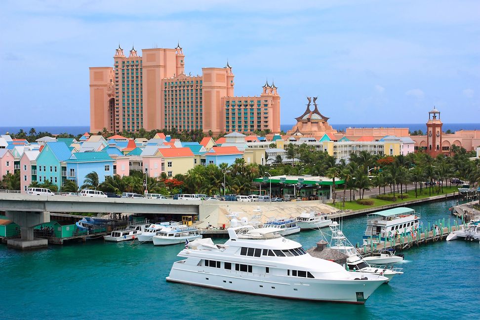 Nassau, financial center of the Bahamas