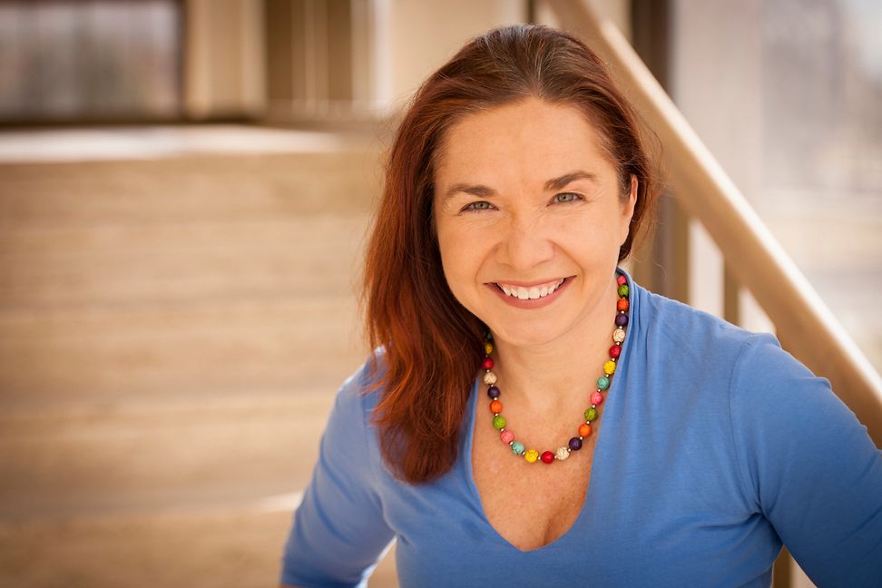 Katherine Hayhoe smiles into the camera