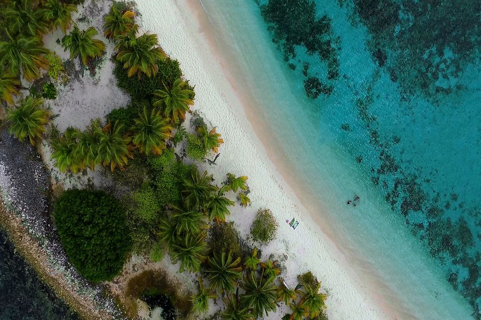 A white beach in Grenada