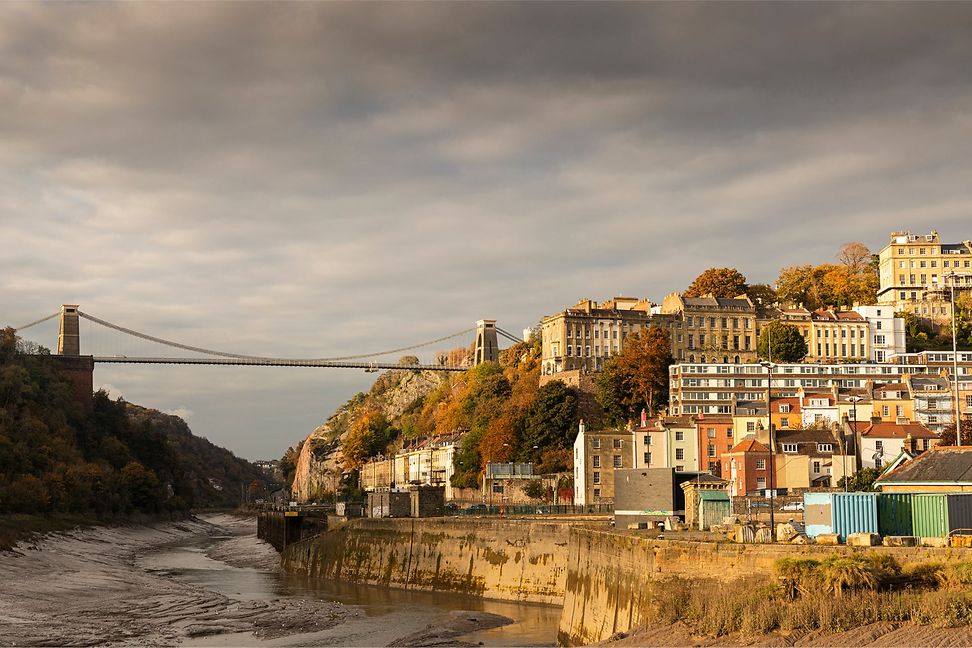 The Clifton Suspension Bridge over Bristol