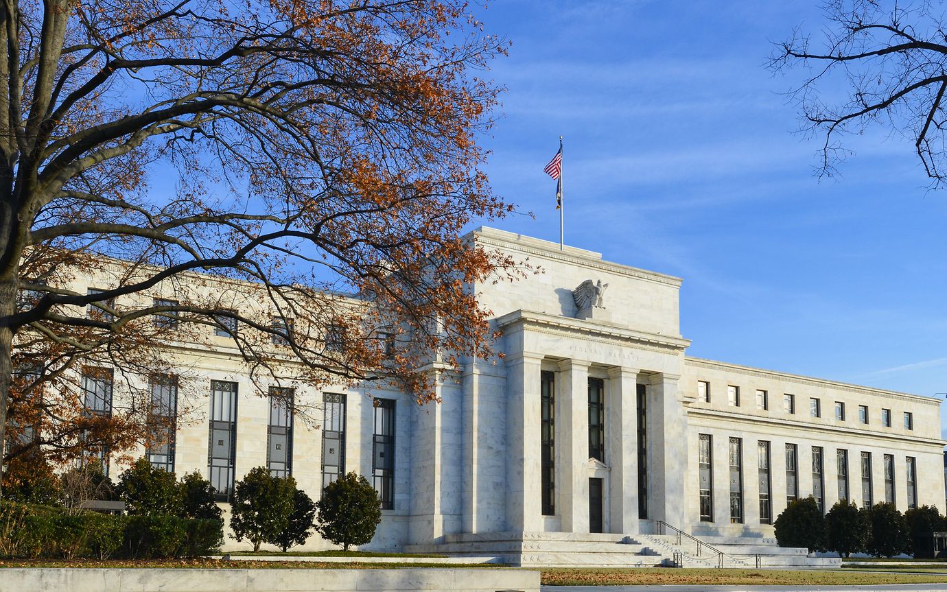 Federal reserve in autumn. 